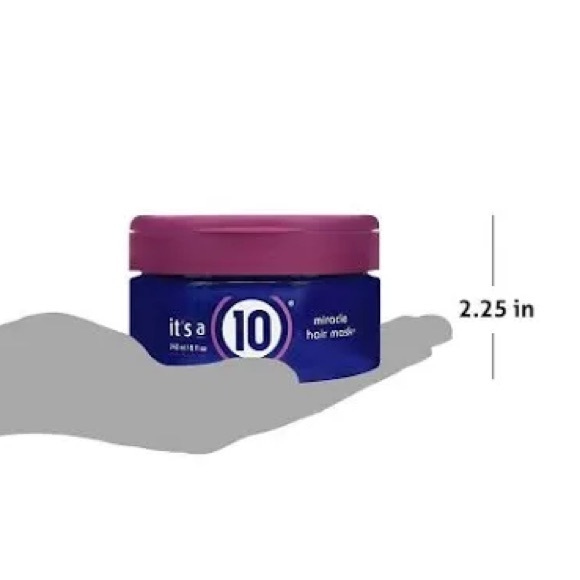 Brand new never used 
IT'S A 10 MIRACLE HAIR MASK DEEP CONDITIONER 8oz - Picture 4 of 5